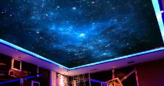 Натяжной потолок звездное небо Троицк, цена от 5238 руб.